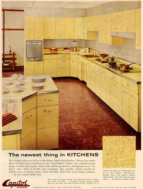 The History of Vintage Steel Kitchen Cabinets — 100 brands!